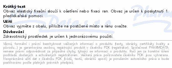 Obin.fixační elastické 8cmx4m Steriwund