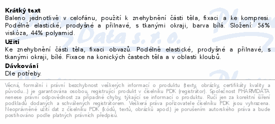 Obinadlo elastické fixační Mollelast 4cmx4m 1ks