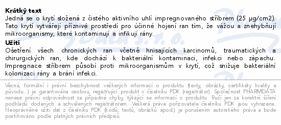 Actisorb Plus 25 krytí 10.5x10.5cm 10ks