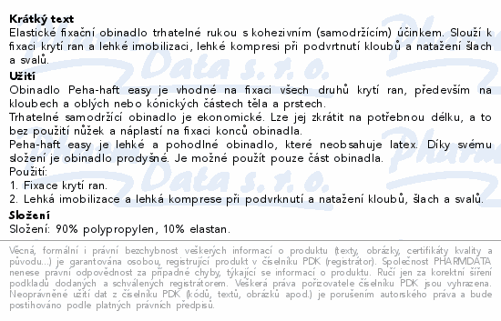 Peha-haft easy kohezivní trhat. obvaz 8cmx4m 1ks