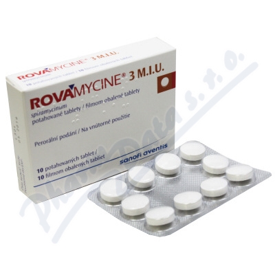 Rovamycine 3 M I U Por Tbl Flm 10x3mu