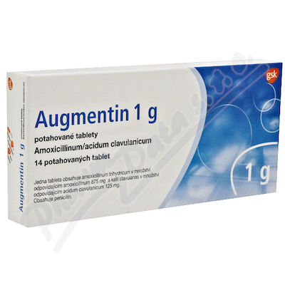 Augmentin 1g 875mg 125mg Tbl Flm 14 Ii